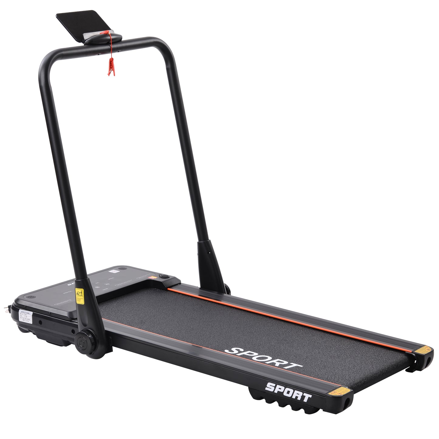 2.5HP Horizontally Foldable Electric Treadmill Motorized Running Machine ,Black (Expected Arrival Time:4.30)