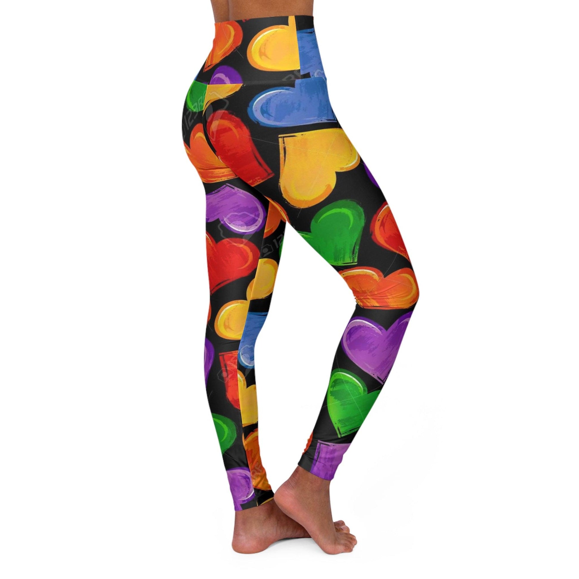 High Waisted Yoga Leggings - Raee-Industries