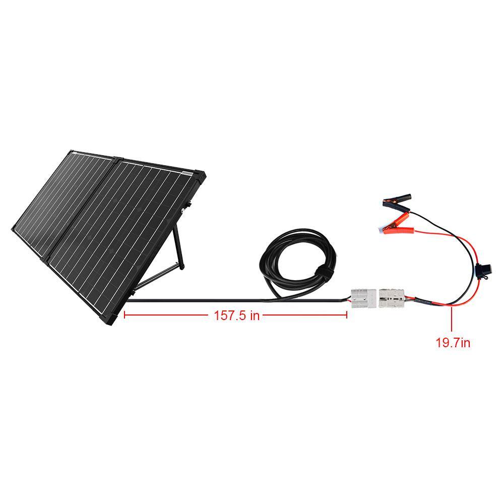 ACOPower Plk 120W Portable Solar Panel Kit, Lightweight Briefcase with 20A Charge Controller - Raee-Industries