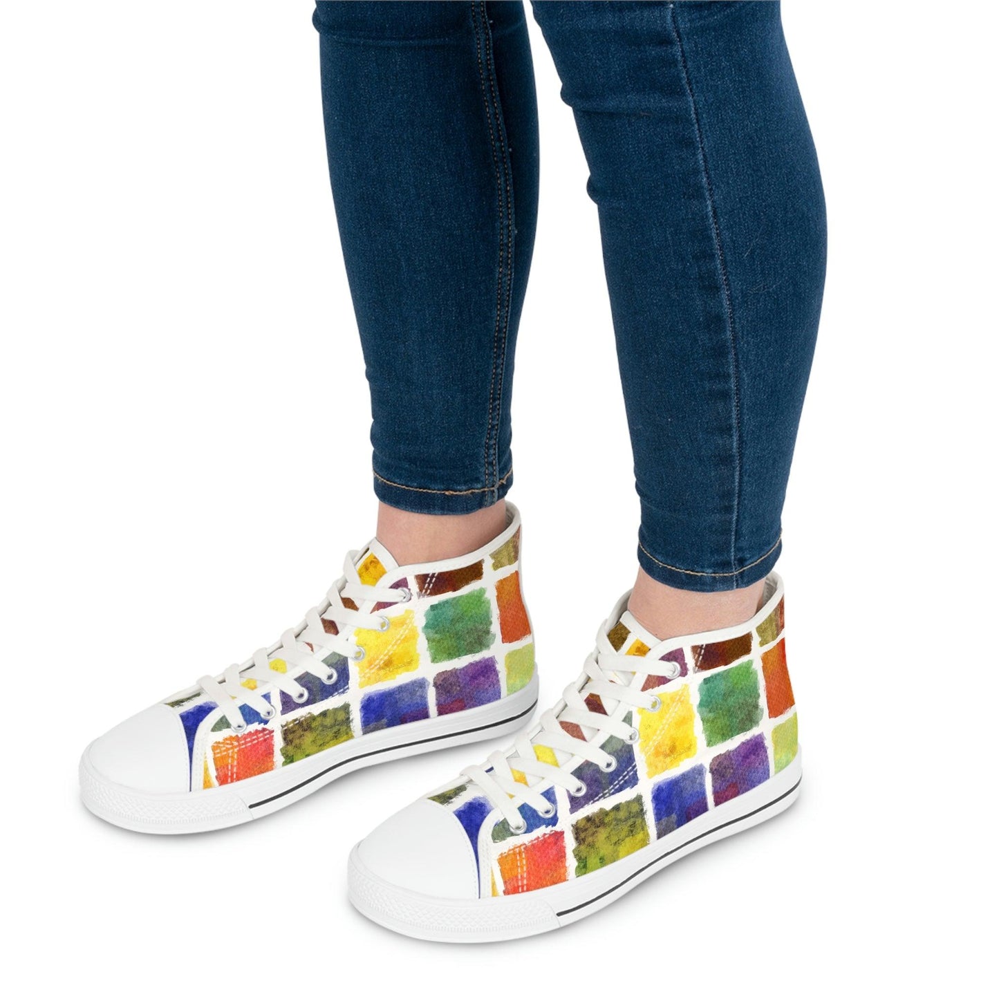 Women's High Top Sneakers - Raee-Industries