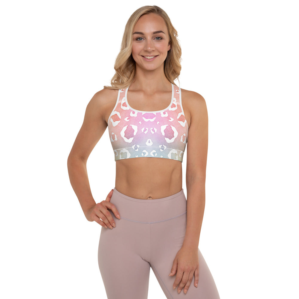 Happy Jungle Nº5 - Women Racerback Sports Bra - High Impact Workout Gym Activewear Bra