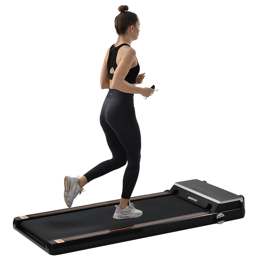 FYC Under Desk Treadmill 2.5HP Slim Walking Treadmill 265LBS - Electric Treadmill with APP Bluetooth Remote Control LED Display, Running Walking Jogging for Home Office Use (Installation Free)