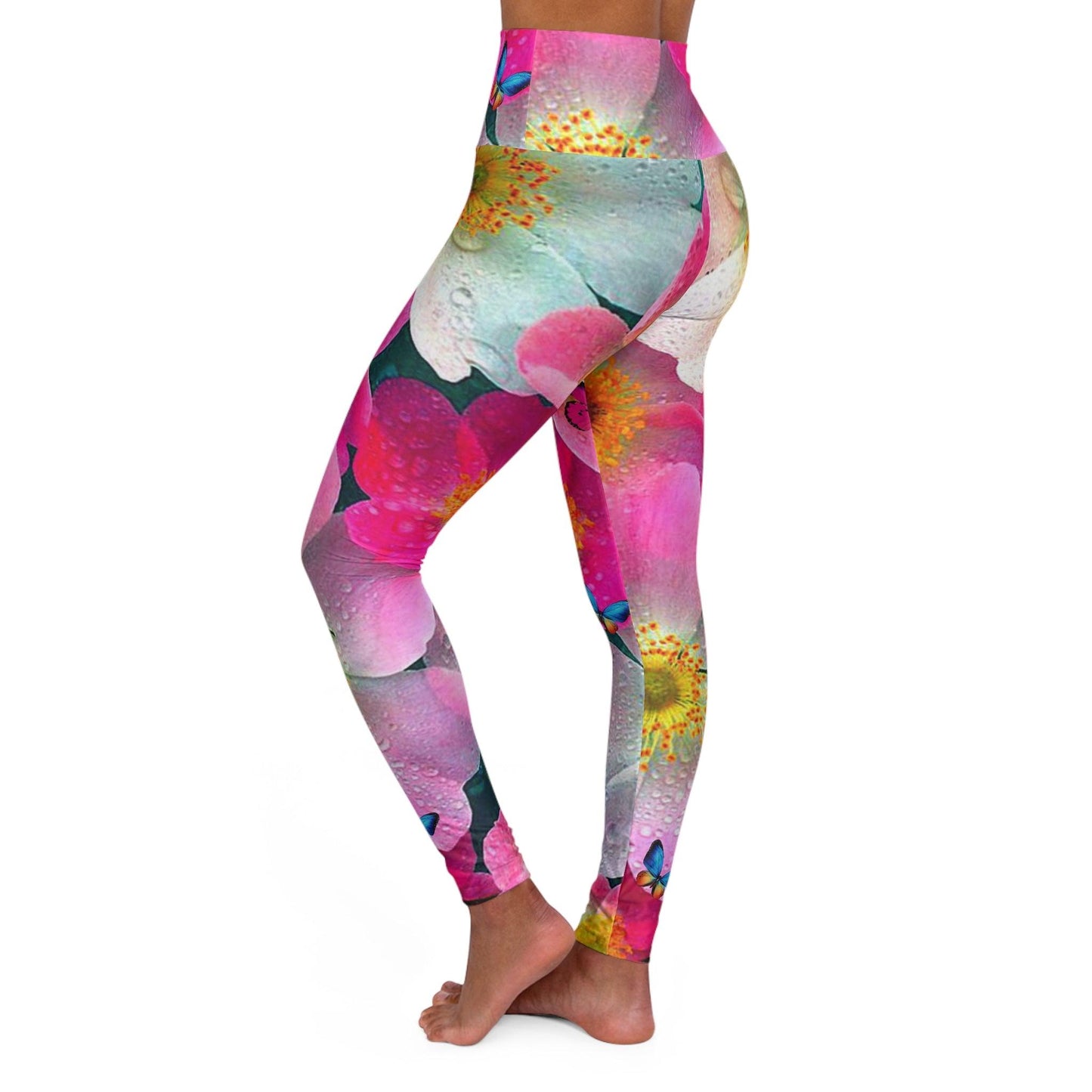 High Waisted Yoga Leggings - Raee-Industries