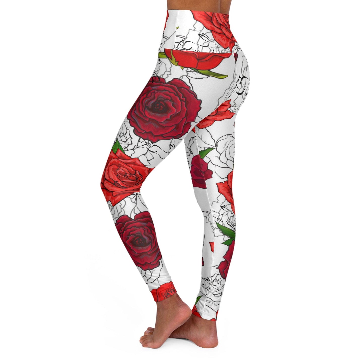 High Waisted Yoga Leggings - Raee-Industries