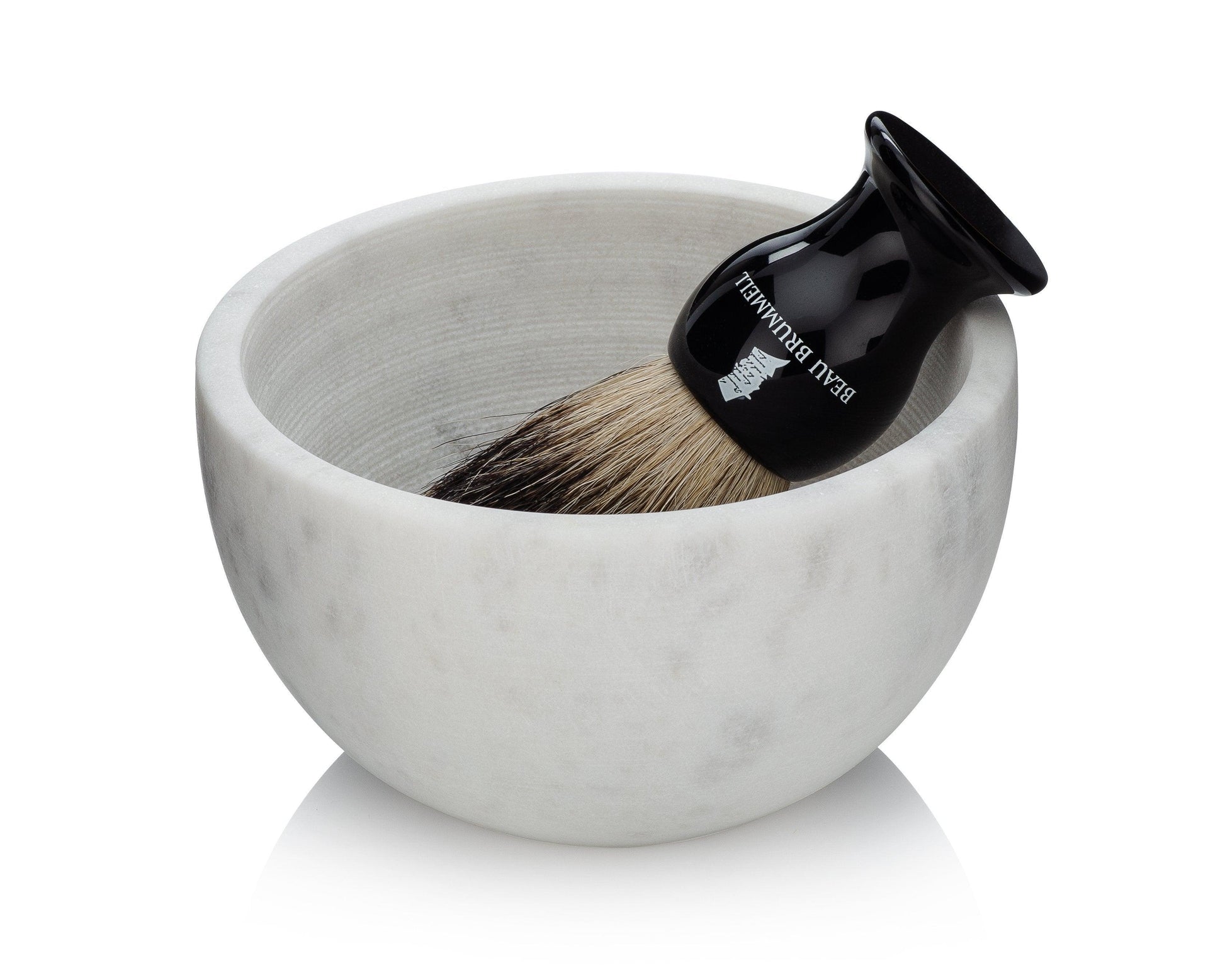 Marble Shaving Bowl (Black & White) - Raee-Industries