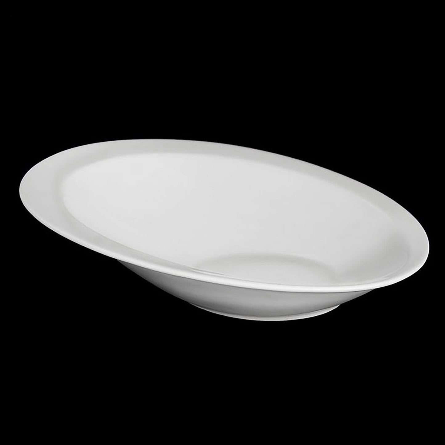 White Ceaser Salad Bowl 11" inch X 7.5 | 27.5 X 18.5 Cm