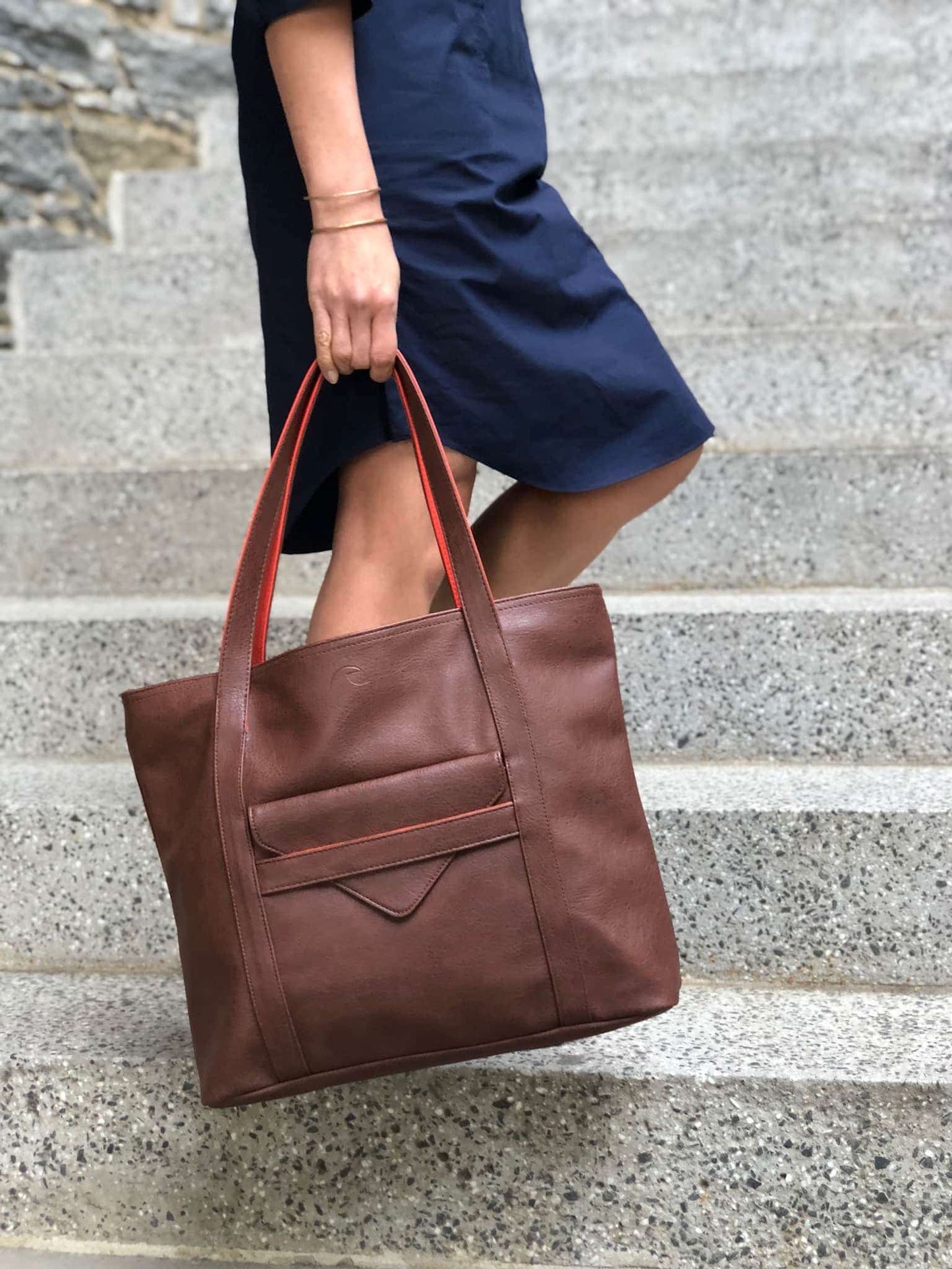 Borough Vegan Leather Tote