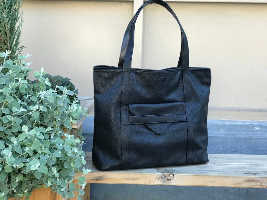 Borough Black Tote