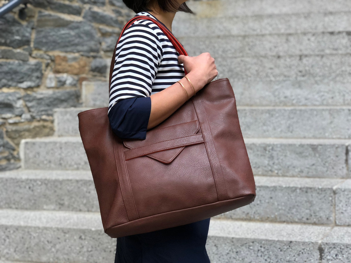 Borough Black Tote