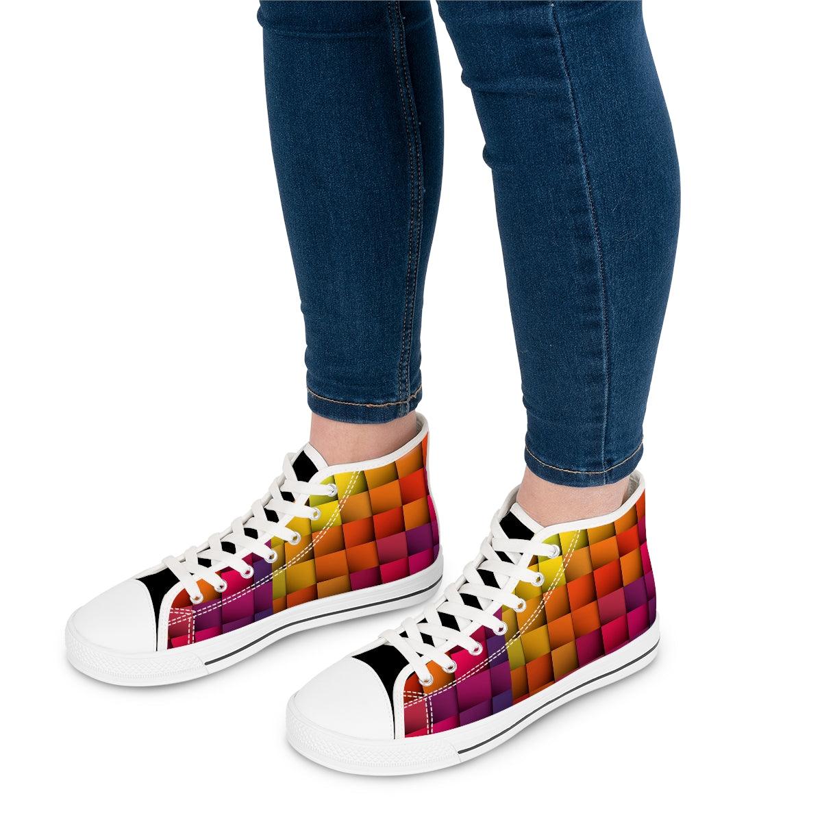 Women's High Top Sneakers - Raee-Industries