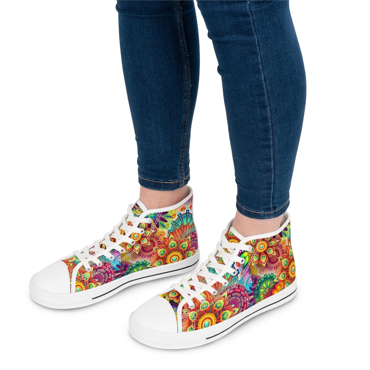 Women's High Top Sneakers - Raee-Industries