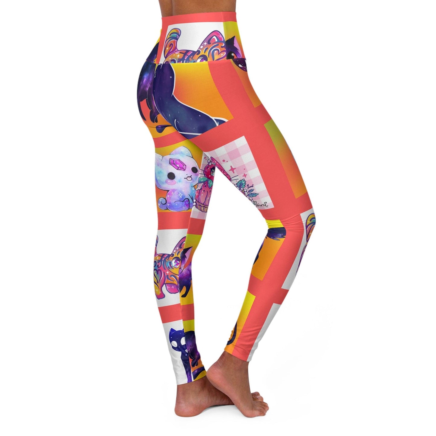 High Waisted Yoga Leggings - Raee-Industries