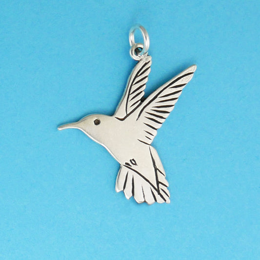 Hovering Hummingbird Charm