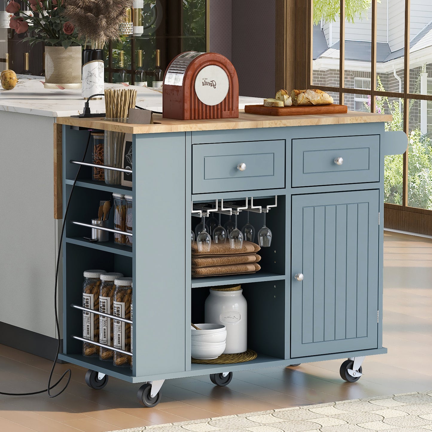 Home Improvement, Mobile Kitchen Cart, Furniture. Raee-Industries.