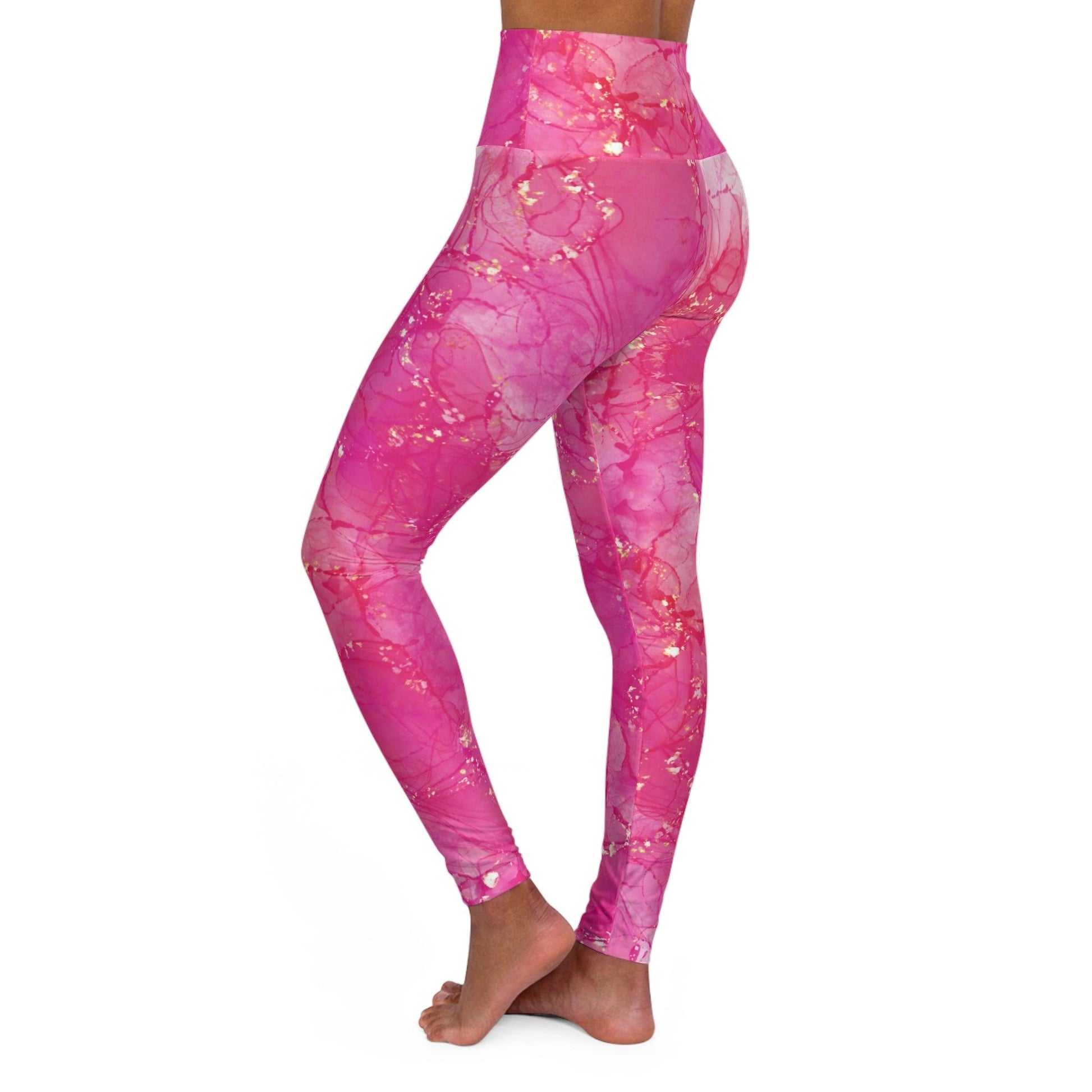 High Waisted Yoga Leggings - Raee-Industries