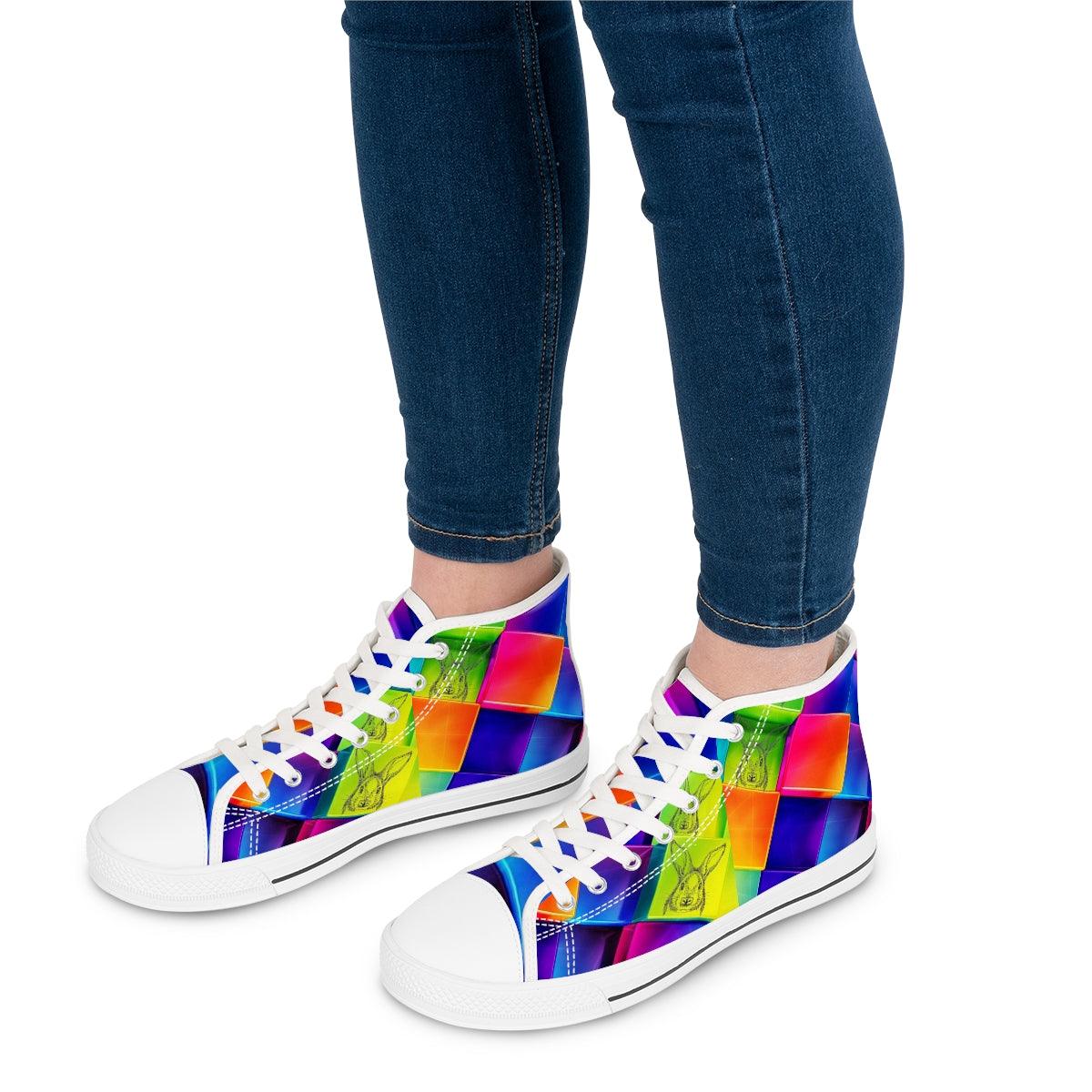 Women's High Top Sneakers - Raee-Industries