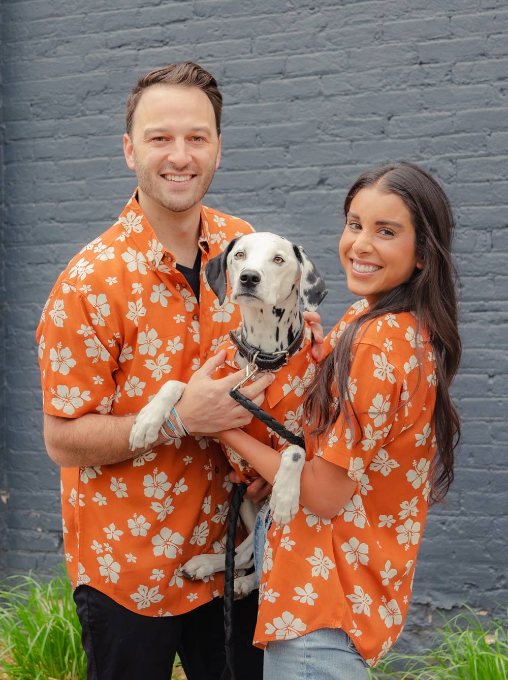 Clay Hibiscus BBQ Shirt