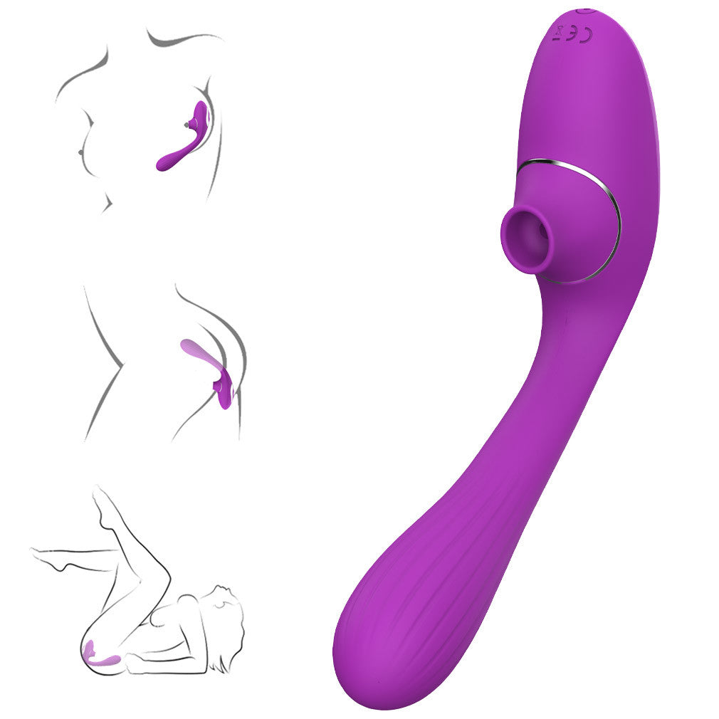 10 sucking and vibration modes; Automatic Women Vibrate Powerful ThrustinG Viberate Adult Toy for Women Pleasure Inch Smooth Bendable Silicone Wand with Modes Vibration for Adult Women