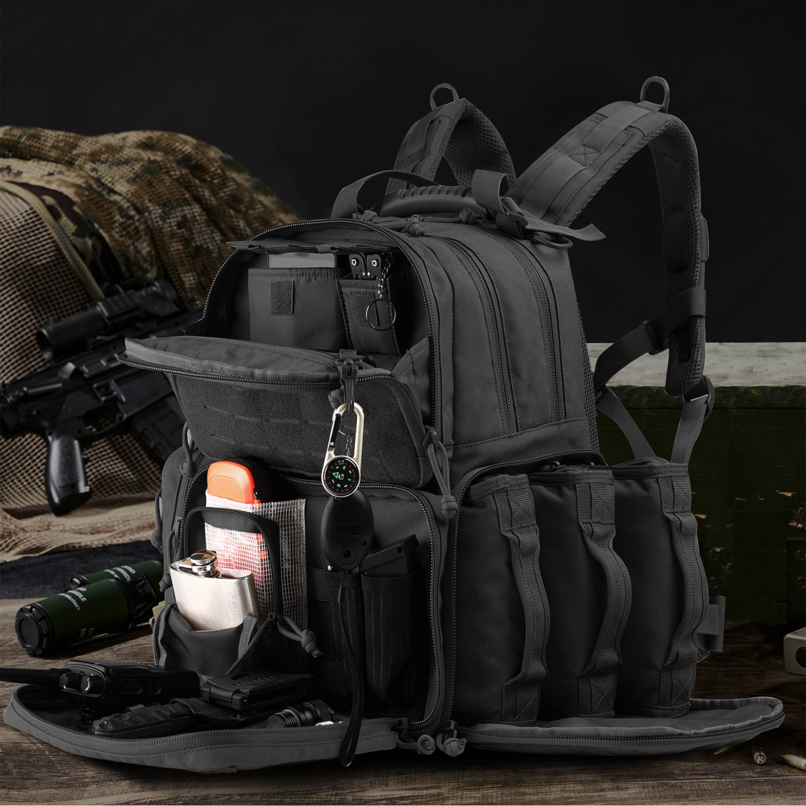 Outdoor Tactical, Over the Shoulder, Backpack, Medical bags, Gears for men and women. Raee Industries.