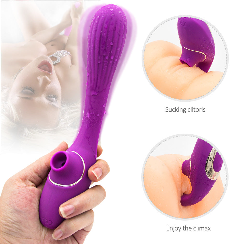 10 sucking and vibration modes; Automatic Women Vibrate Powerful ThrustinG Viberate Adult Toy for Women Pleasure Inch Smooth Bendable Silicone Wand with Modes Vibration for Adult Women