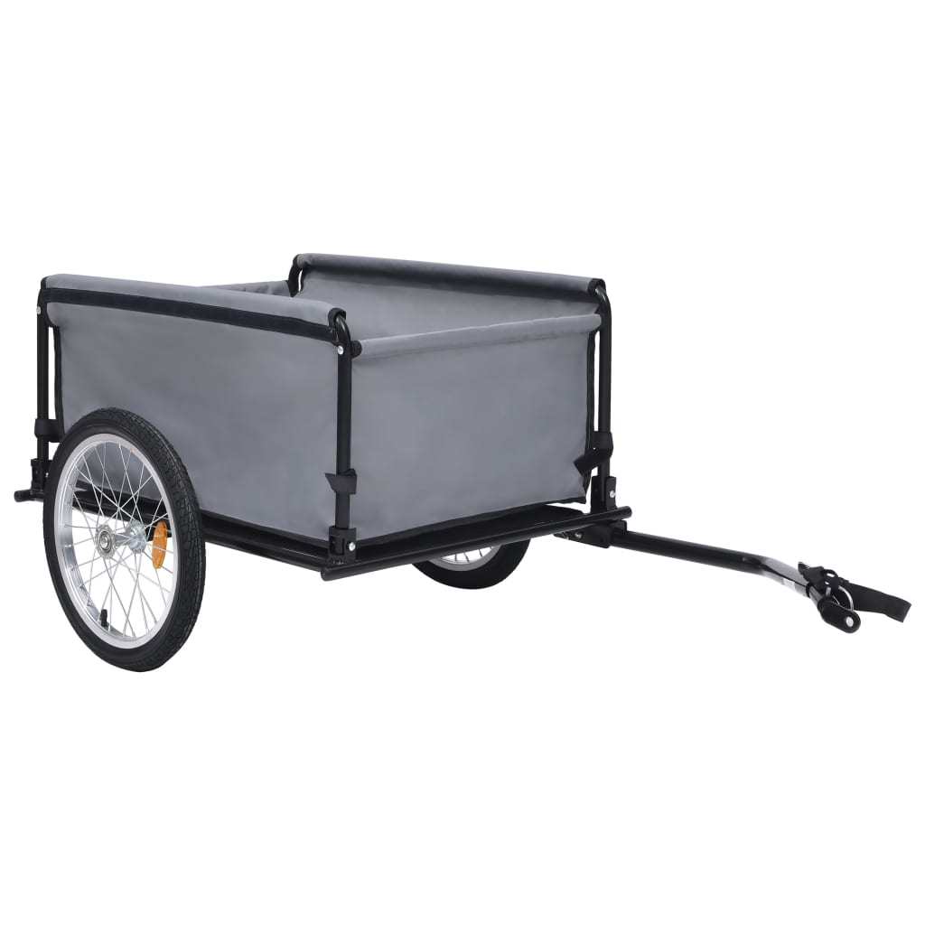 Bike Cargo Trailer Black and Blue 143.3 lb