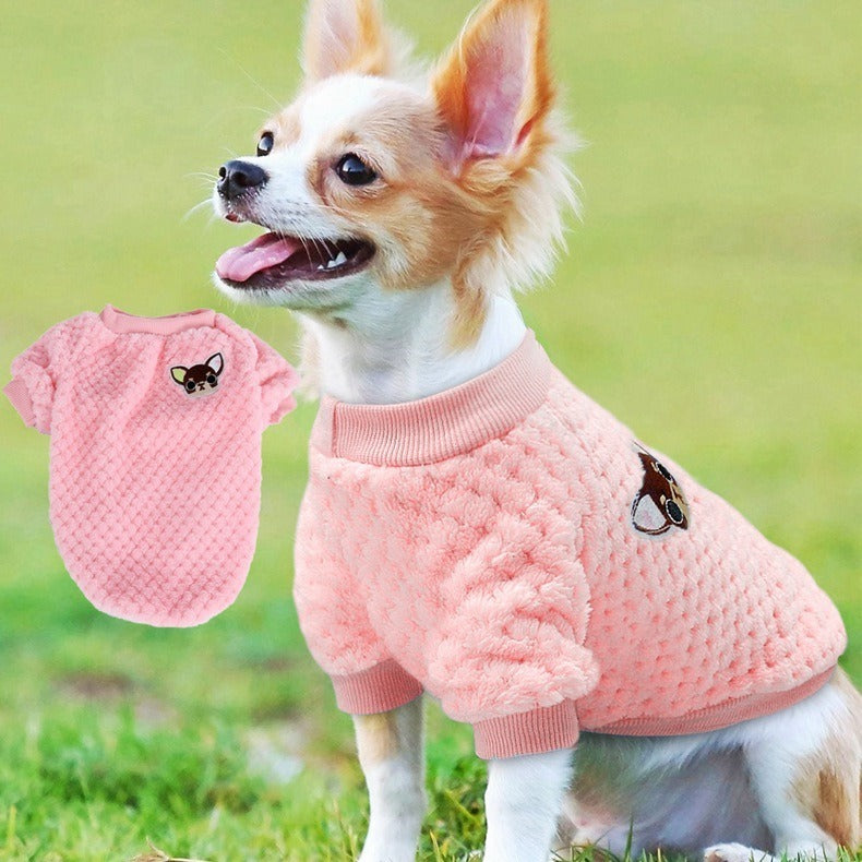 Pet Dog Clothes flannel Dog Winter clothe Puppy