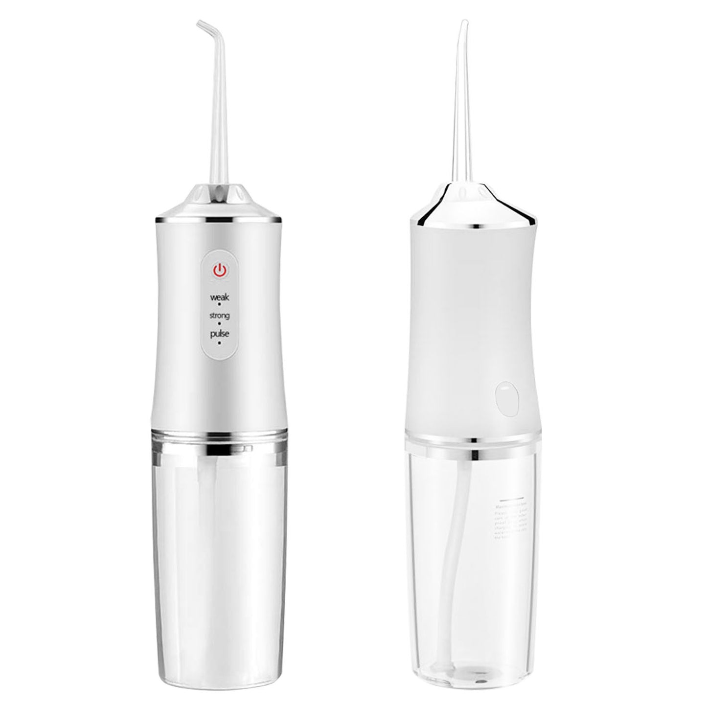 Water Flosser Cordless Dental Oral Irrigator Waterproof Teeth Cleaner with 3 Modes 4 Nozzles 7.44oz Detachable Water Tank for Travel Home