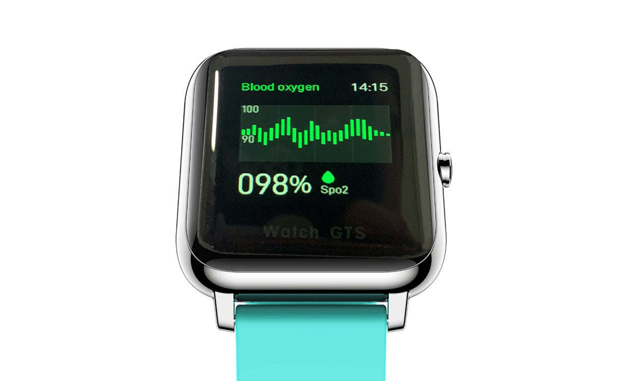 OXITEMP Smart Watch With Live Oximeter; Thermometer And Pulse Monitor With Activity Tracker