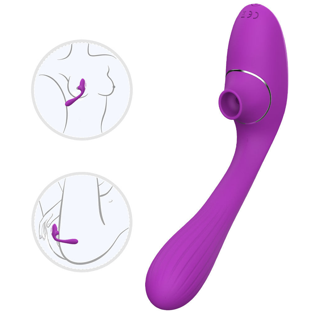 10 sucking and vibration modes; Automatic Women Vibrate Powerful ThrustinG Viberate Adult Toy for Women Pleasure Inch Smooth Bendable Silicone Wand with Modes Vibration for Adult Women