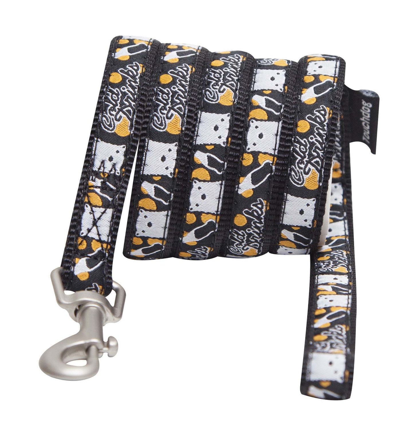 Touchdog 'Caliber' Designer Embroidered Fashion Pet Dog Leash And Collar Combination