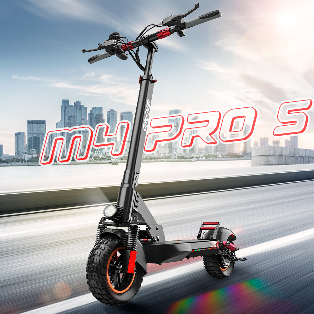 IE-M4PROS Electric Scooter 600W 48V 10AH Folding E-Scooter 10Inch Tire 150KG Load Aluminum Alloy Electric Scooter