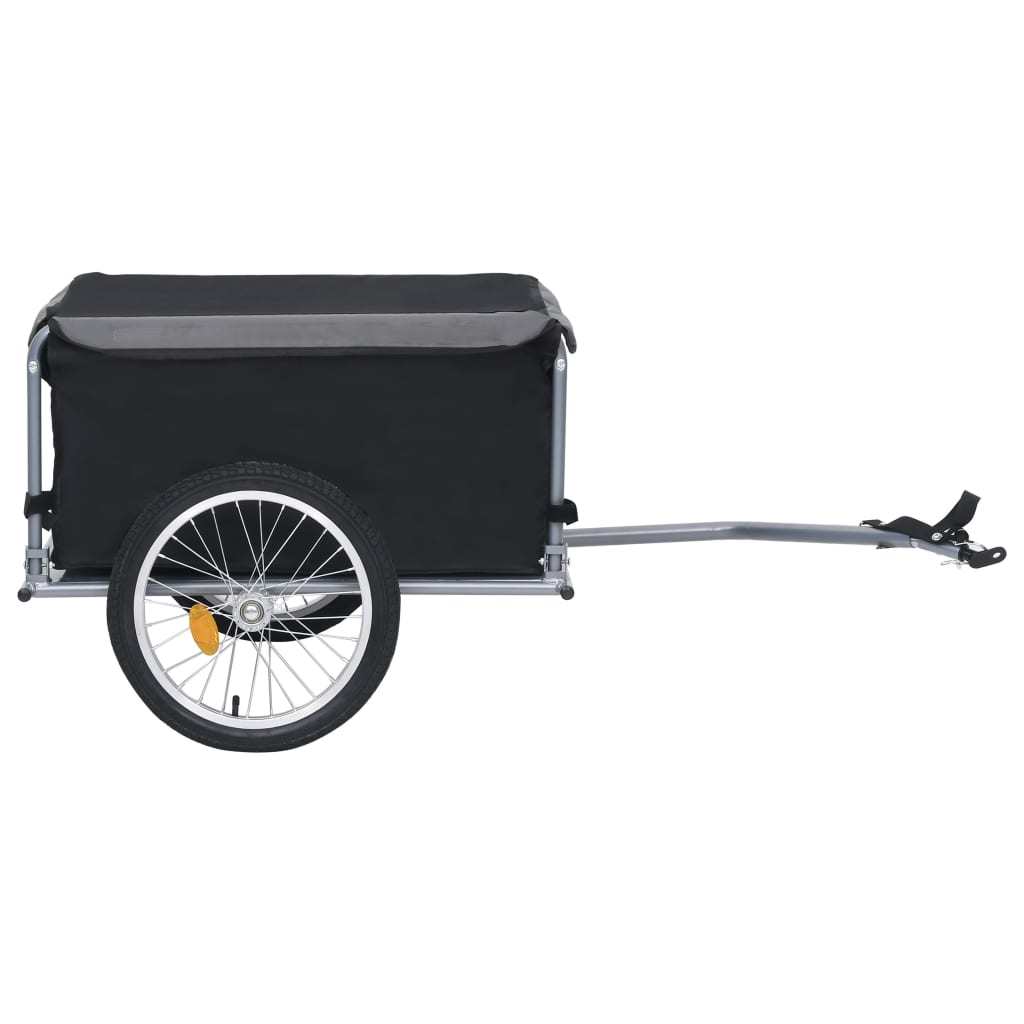 Bike Cargo Trailer Black and Gray 143.3 lb