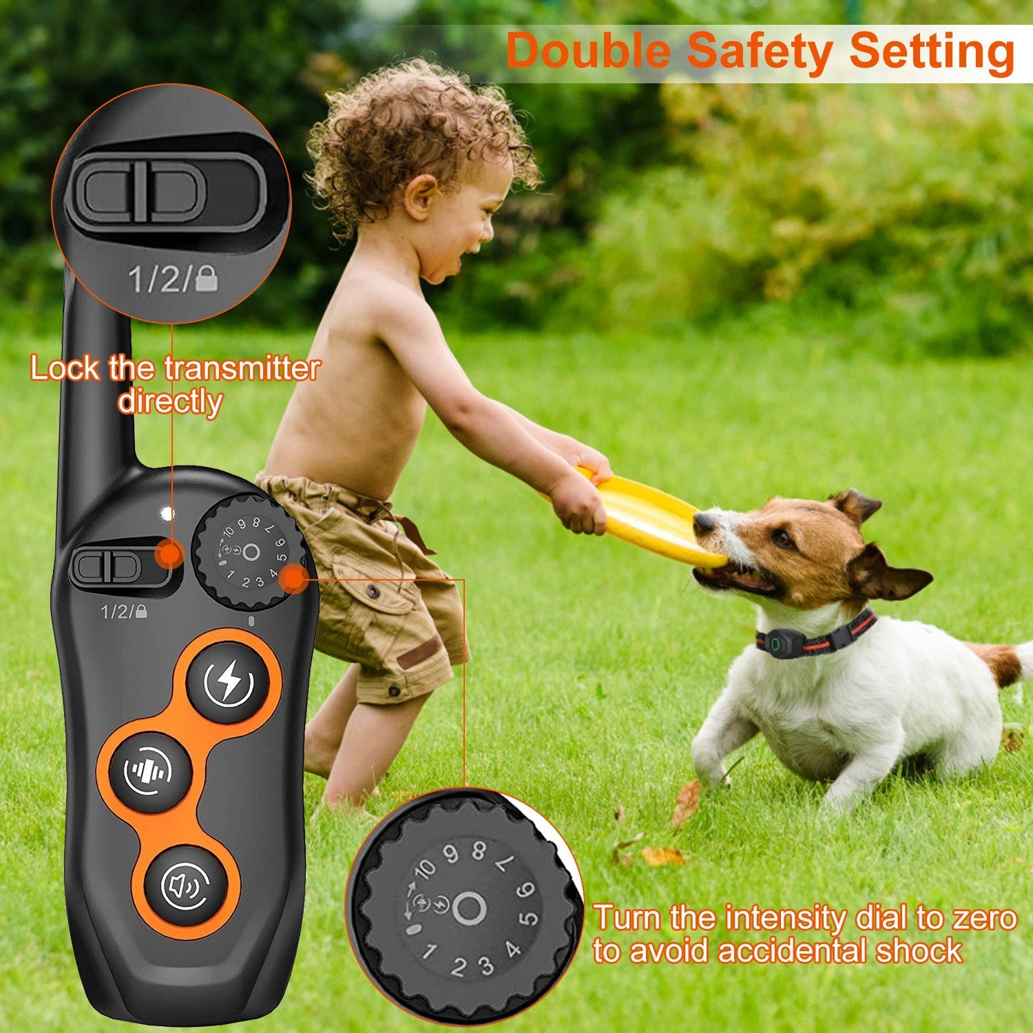 Waterproof Dog Trainer and Leash. Raee-Industries.