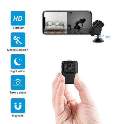 Mini, portable home or outdoor security camera. Raee-Industries.