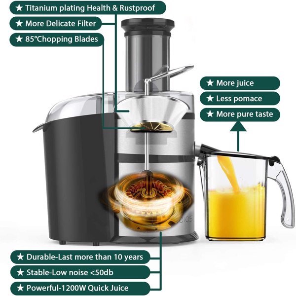 Kitchen Appliances: Air Fryer, Hand, Professional, Portable, Espresso, Cappuccino Blender. & Juicer Raee-Industries 