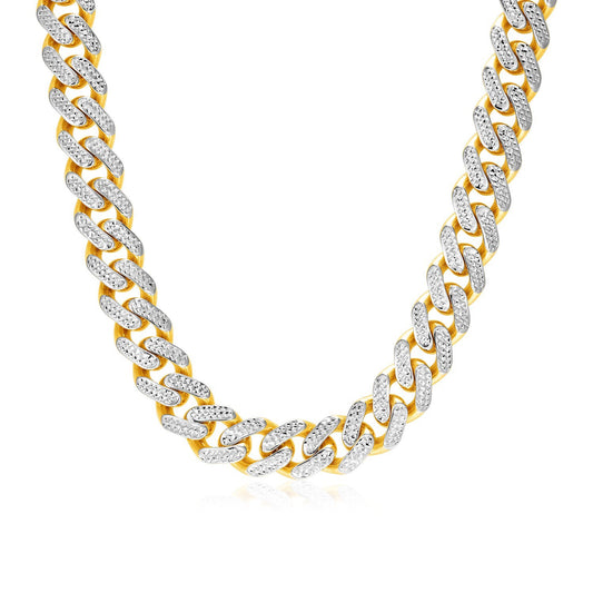 Best thick and thin gold and white diamond necklace. Raee Industries