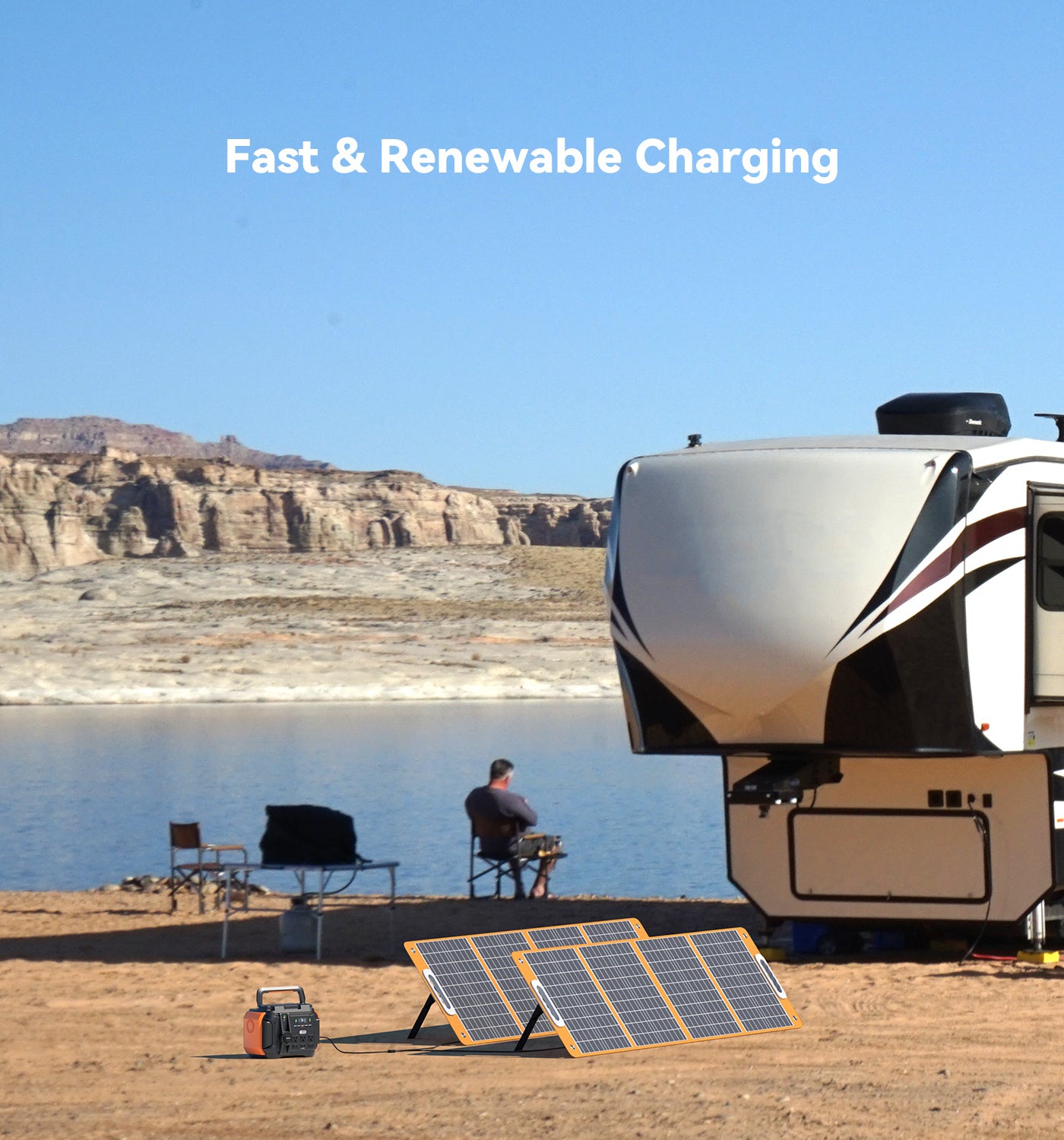 For a better tomorrow, save energy today with a reliable portable generator, power supply, and solar panel.