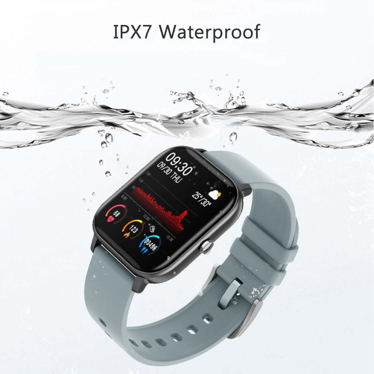 Waterproof, heart rate blood pressure, fitness tracker, Bluetooth smart watches.  Raee Industries