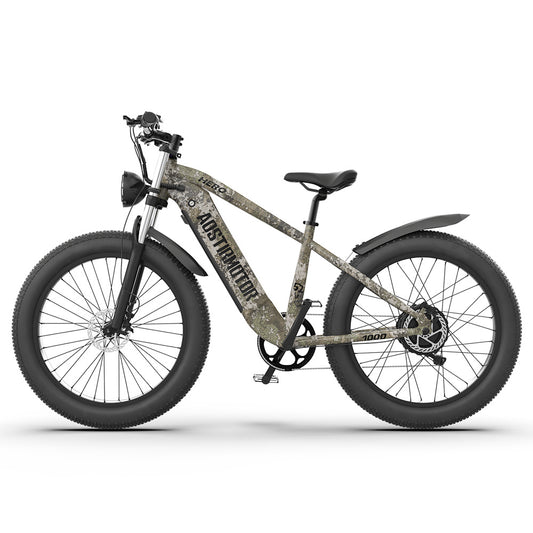 26"1000W Electric Bike 52V 20Ah battery SAMSUNG All-terrain E-Bike Mountain E-Bicycle(Camouflage)