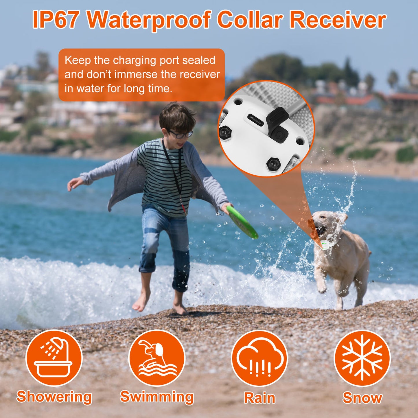 Waterproof Dog Trainer. Raee-Industries.