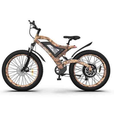 AOSTIRMOTOR 26" 1500W Electric Bike with fat tires, 48V 15AH removable lithium battery, and sleek S18-1500W model design, ideal for powerful and stylish urban commuting and leisure rides