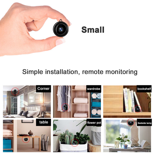 Mini, portable home or outdoor security camera. Raee-Industries.