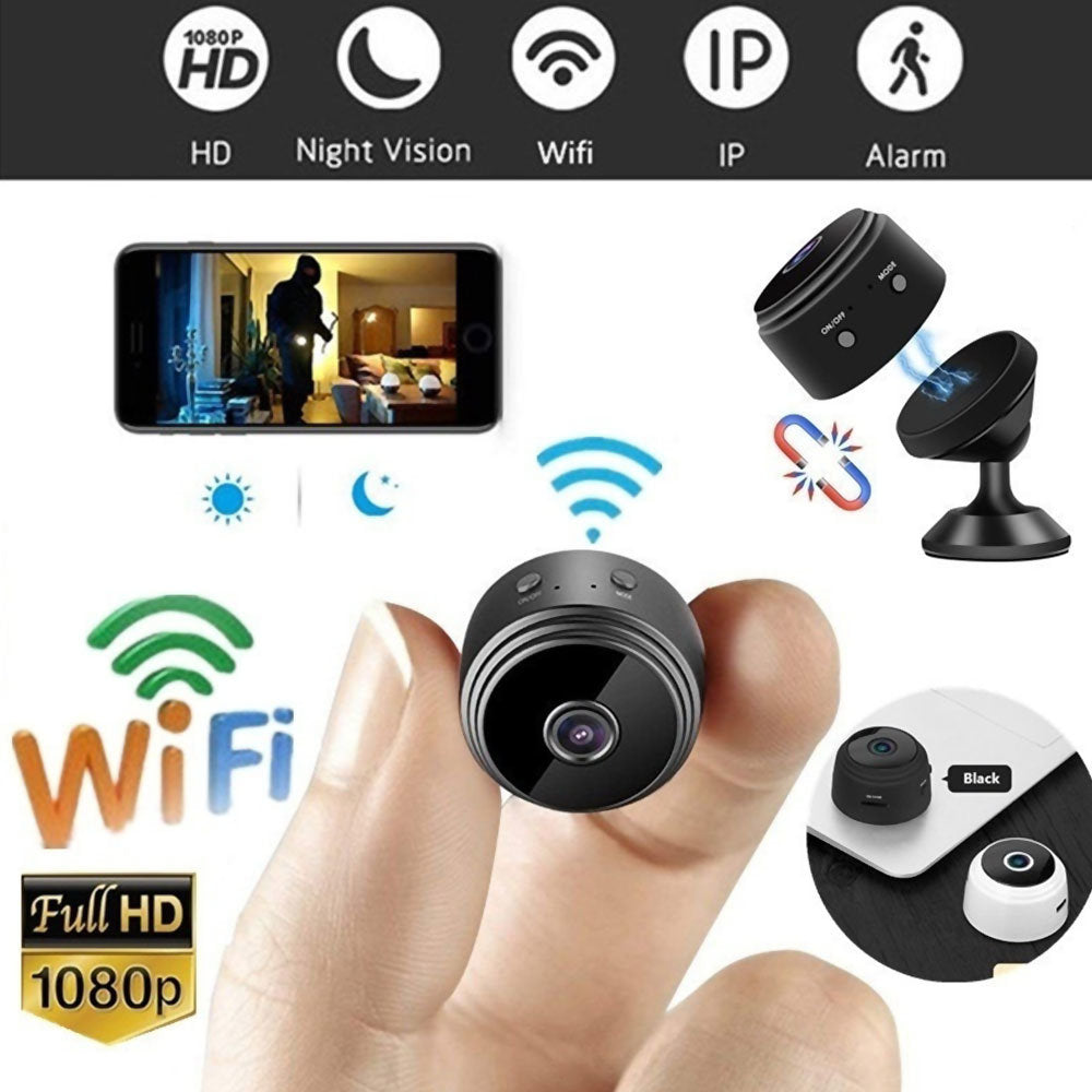 Mini, portable home or outdoor security camera. Raee-Industries.