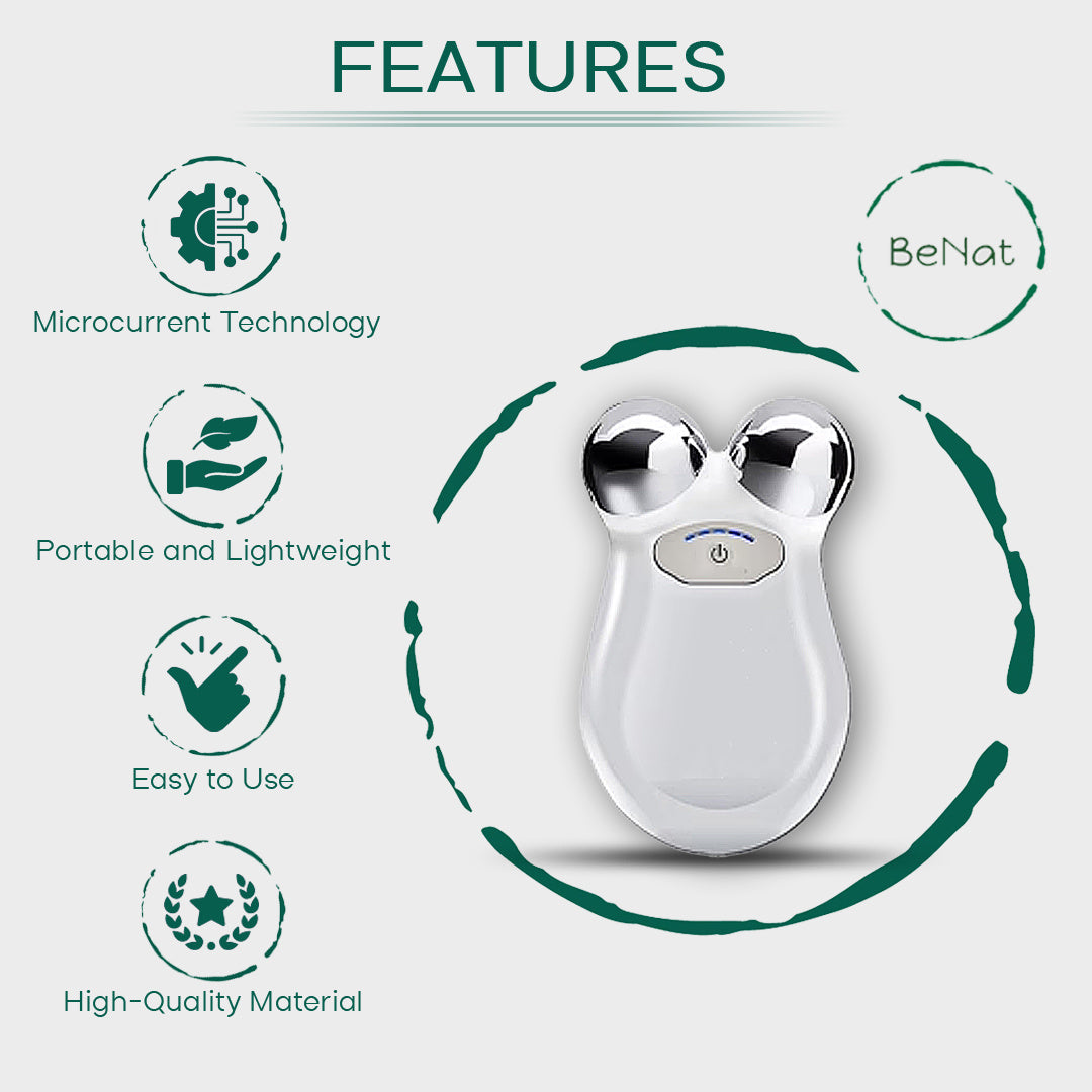 Microcurrent Facial Toning Massager