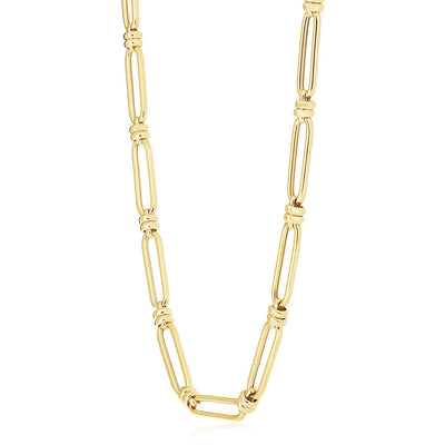 Best thick two tone necklace, and thin gold and white diamond necklace. Raee Industries