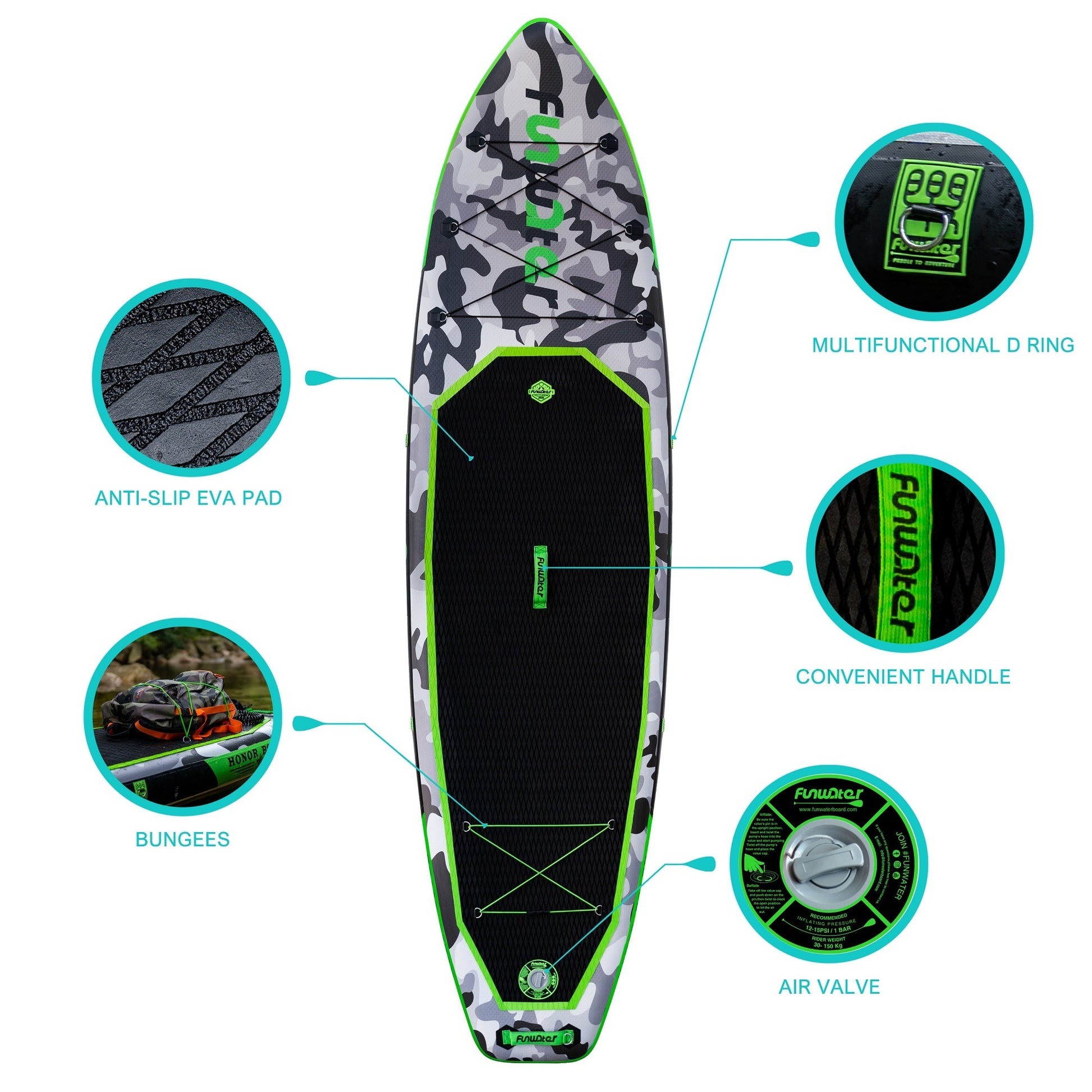 Inflatable Paddleboards For Water Sports. Raee Industries.