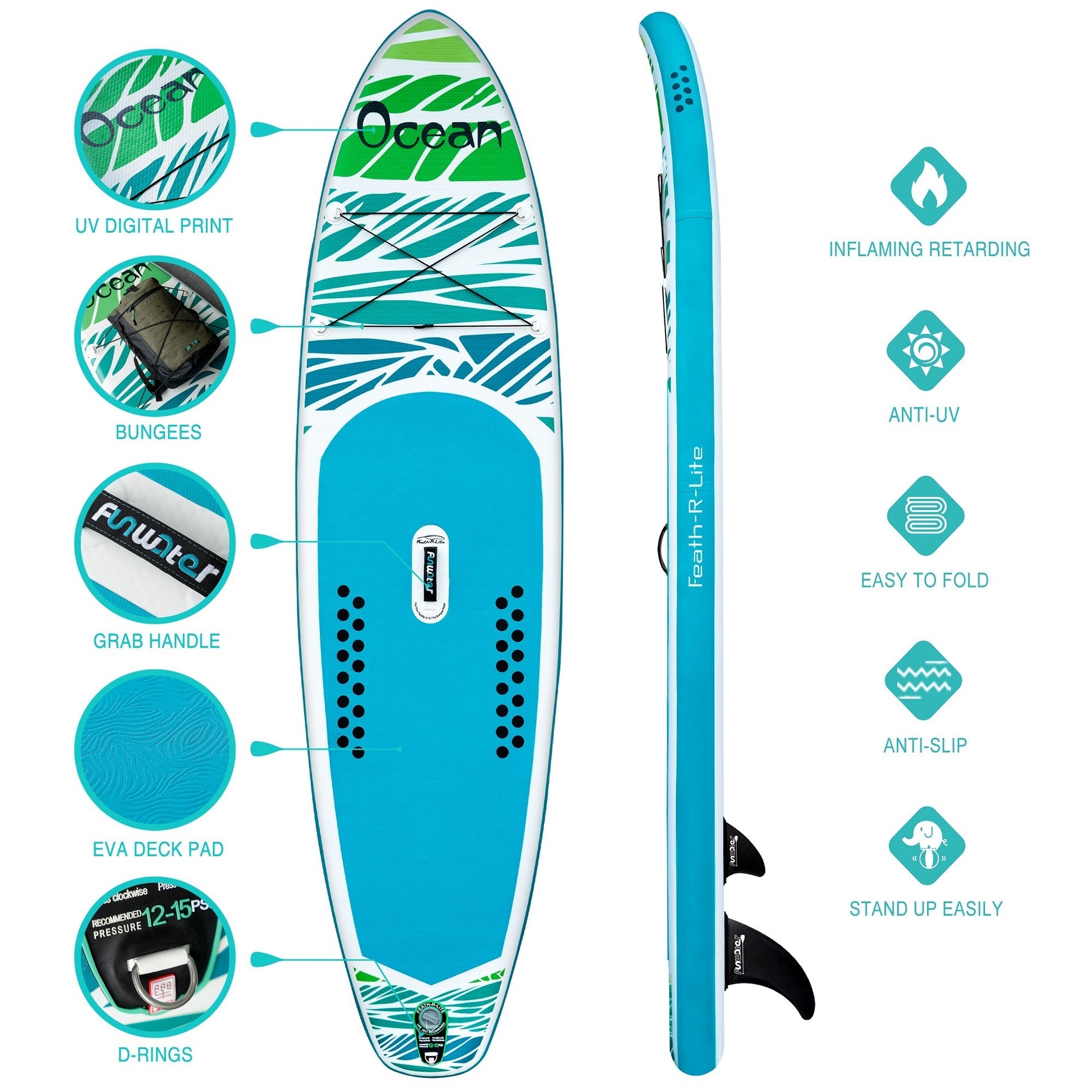 Inflatable Paddleboards For Water Sports. Raee Industries.