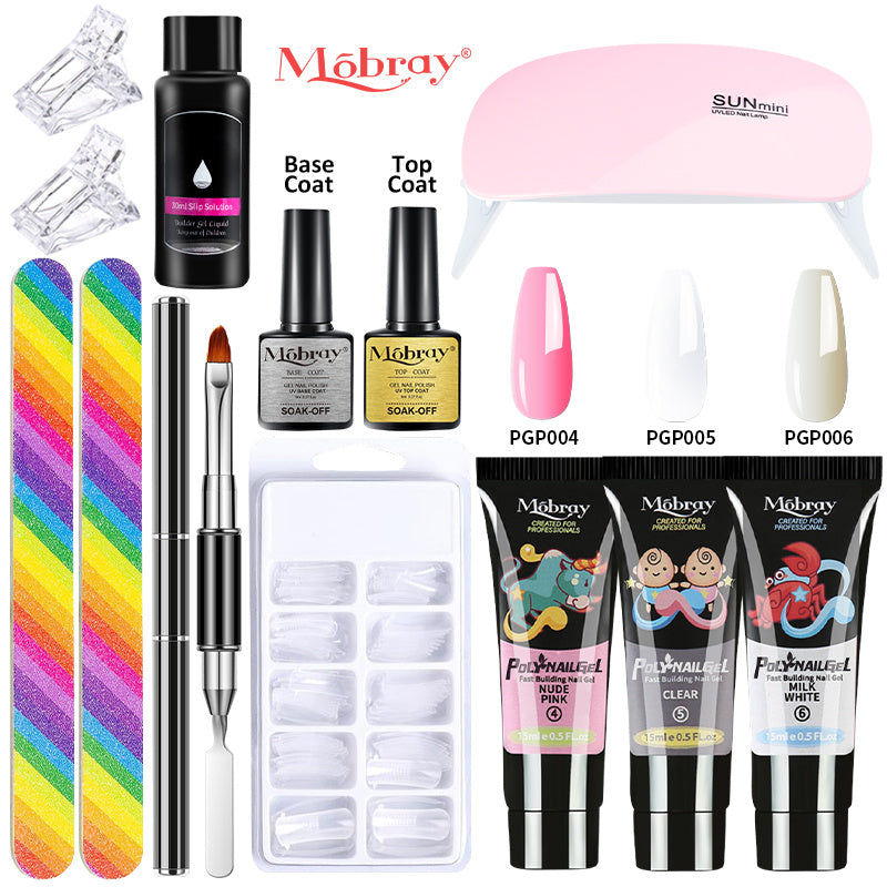 Nail set with nail lampNail dryerNail drilling machineNail setPoly nail gel setPolishing setSoaking manicure tool setGel