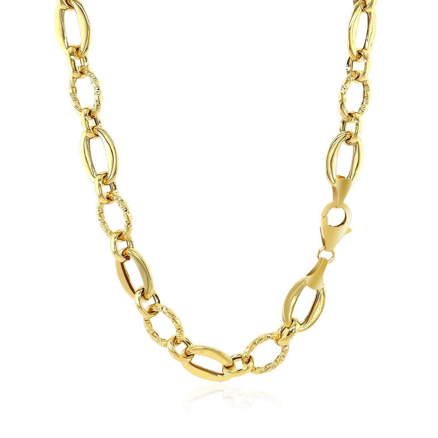 Best thick two tone necklace, and thin gold and white diamond necklace. Raee Industries