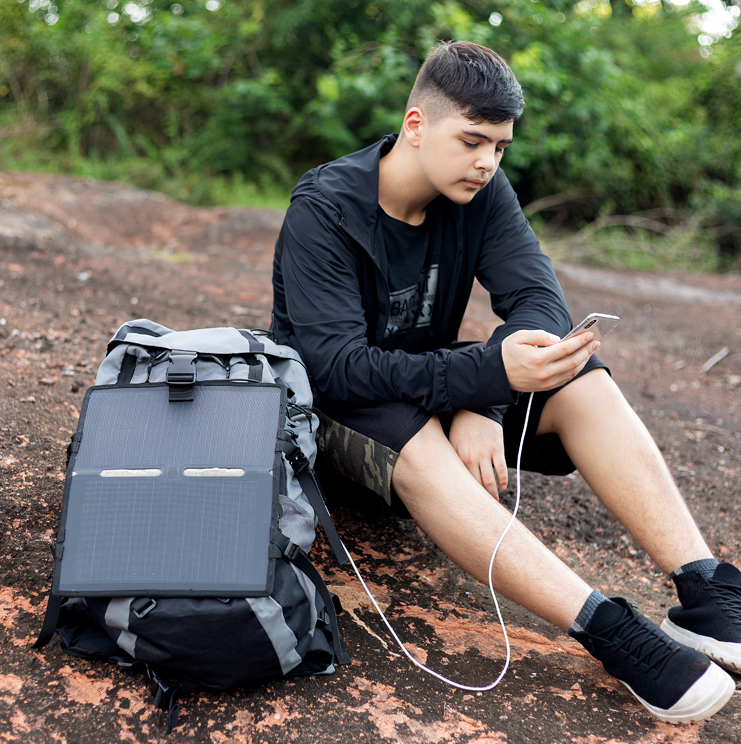  Unleash the power of the sun on the go. Solar powered backpacks is a must for camping and travelling..